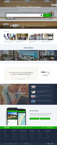 screenshot of domain.com.au