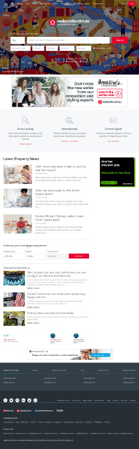 screenshot of realestate.com.au